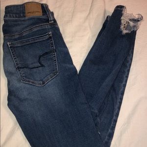 American eagle ripped jeans